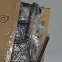 Garden Hose Holder Wall Mounted, Outdoor Heavy Duty Metal Water Hose Holder Hanger Holds 125-ft Water Pipe, Sturdy Detachable Hose Storage Organizer Reel Rack for Outside Garden Lawn Yard Farm (Black)