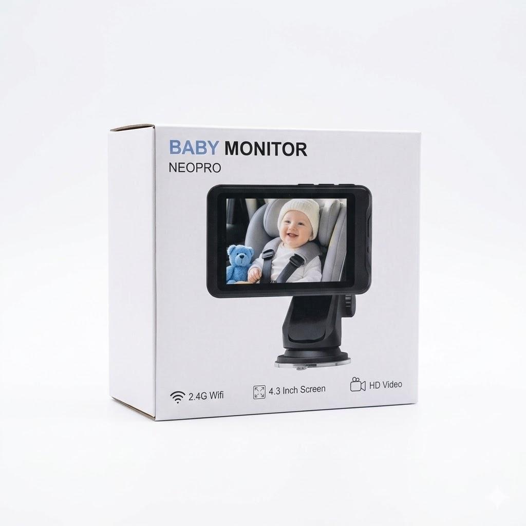 Baby Monitor NEOPRO 2.4G WiFi 4.3 inch