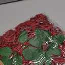 AmyHomie Artificial Flower Dark Red Rose 25pcs Real Looking Fake Roses w/Stem for DIY Wedding Bouquets Centerpieces Arrangements Party Baby Shower Valentines Day Christmas Tree Decorations