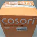 Cosori Electric Kettle, No Plastic Contact With Water, Wide Mouth For Easy Cleaning, Auto Shut Off, 1.7L Tea Kettle & Hot Water Boiler, Water Heater & Teapot, Borosilicate Glass, Black, 1500W