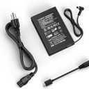 Hyleton UL 19V 6.32A 120W Power Adapter Compatible with All GEEKOM mini PCs, Replacement Charger Power Supply for MINISFORUM/GMKtec mini PCs, with 10.8ft Extension Cord, 5.5x2.5mm/Type-C Interfaces