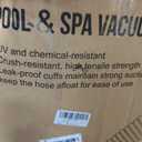 Pool Vacuum Hose With Swivel Cuff 1-1/4" Diameter 27FT Flexible Heavy Duty Pool Vacuum Cleaning Hose Perfect for Above&In Ground Swimming Pool