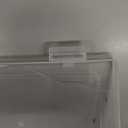 Batiyeer 50 Pcs 1 oz Silver Bar Case Holder Clear Acrylic Bar Capsule Storage Container for 1 Ounce Holder with Plastic Storage Box for Collectors Investors