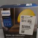 Philips SmartSleep Wake-up Light, Colored Sunrise and Sunset Simulation, 5 Natural Sounds, FM Radio & Reading Lamp, Tap Snooze, HF3520/60