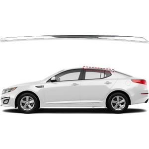 Rear Left Door Frame Molding Trim Compatible with 11-15 Optima
