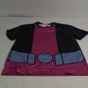 Cosplaya Purple Black Costume T-Shirt for Mens Adult Teen Men Outfit Shirt Cosplay Boy Halloween Costumes XL