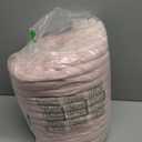 Light Pink Fleece Throw Blanket 9090 for Couch Sofa Bed, Super Soft Cozy Plush Microfiber Flannel Blanket with Stripes Design Lightweight for Adults, Woman, Girls