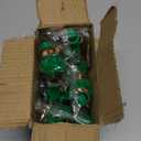 12Pcs St Patrick's Day Mini Leprechaun Toys, Squeeze Porcupine Toys Stress Relief Fidget Toy for Kids Boys St Patrick's Day Party Favor, Home Decor(Old Men)