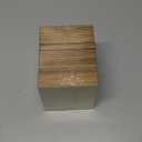 50 Pcs Wood Squares,4 x 4 Inch Unfinished Wood Crafts Woodsheet for Wooden DIY Ornaments Scrabble Tiles Engraving Home Decorations