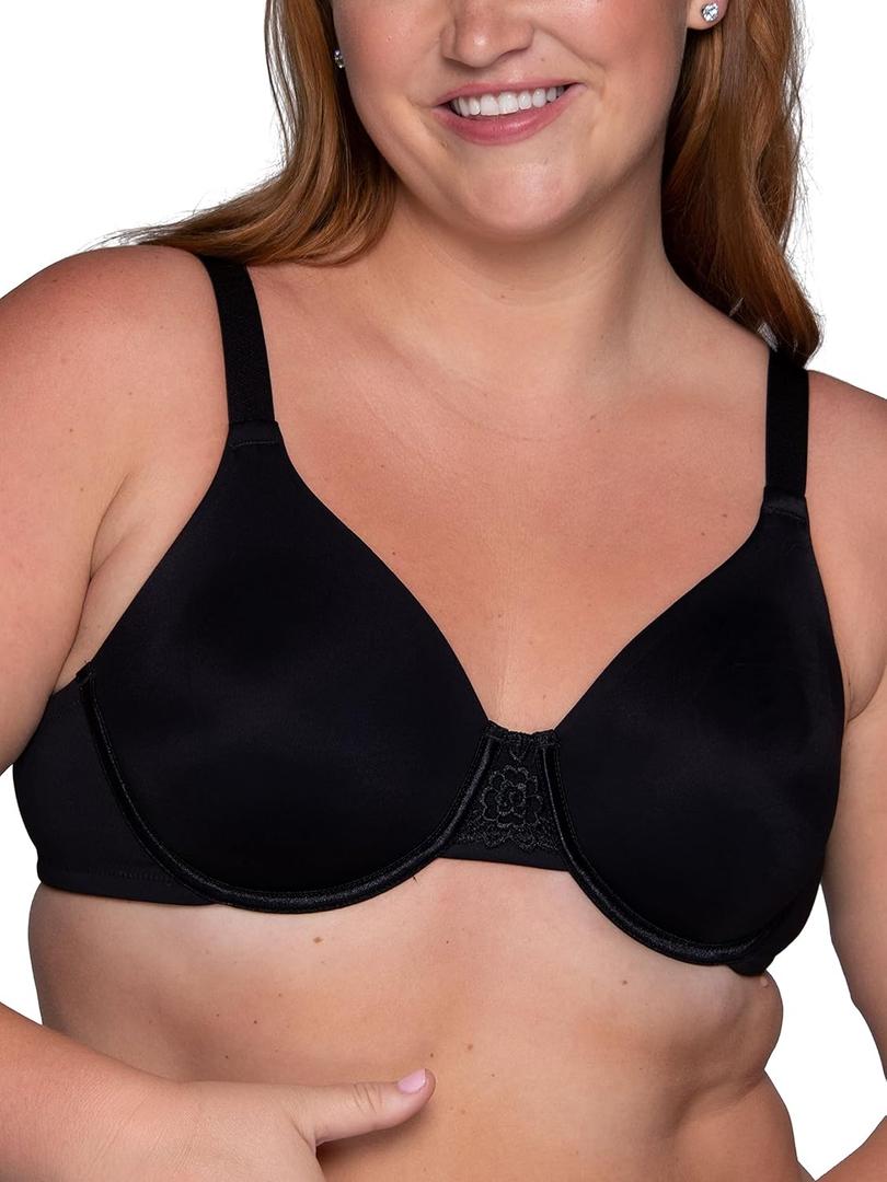 Vanity Fair Women's Beauty Back Smoothing Minimizer Bra, Minimizes Bust Line up to 1.5", Non Padded Cups up to H (44DD)
