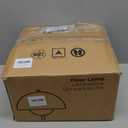 COSYLUX Modern Floor Lamp for Living Room, Industrial Tall Standing Lamp for Bedroom, Metal Shade Reflecting Light Reading Floor Lamp for Office, Nursery Room, Corner(Chrome)