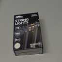 Joiedomi Clear Christmas String Lights Indoor,100 Count Mini White Fairy Light Outdoor,19.4 FT Decor for Patio Dorm Classroom Bedroom Holiday Wedding Party Garland Birthday Festival,Green Wire