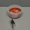 6.25 Hole Saw for Recessed Lights Can Lights, 6-1/4 Inch Hole Cutter with Dust Bowl Catcher for Led Recessed Lighting 6 Inch and Wood Metal Drywall, Bi-Metal Construction (Orange)