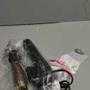 Round Hair Blow Dryer Brush - 1.2 Inch Ceramic Barrel Hair Dryer Brush for Short/Middle Hair, One Step Drying, Volumizing, Straightening and Styling, Negative Ionic Dryer Brush (Black-Golden, 1.2)