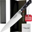 Chef Knife 8 Inch  Ultra Sharp High Carbon Stainless Steel Kitchen Knife, Professional 8 Chefs Knife with Ergonomic Handle, for Home & Restaurant with Gift Box, Culinary Cooking Knife