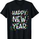 New Year's Eve 2026 Family Happy New Year Happy Christmas T-Shirt 3XL