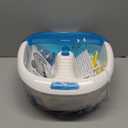 HoMedics Shower Bliss Foot Spa, Shower Massage Water Jets, Pedicure Center with 3 Attachments, Toe-Touch Control, FB-625H