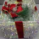 Set of 3 Christmas Lighted Gift Boxes, 60 LED Light Up Present Boxes for Christmas Decorations Indoor Outdoor Yard Xmas Tree Holiday Party Lawn Porch Home Decor(Multicolor)