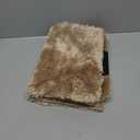 FIFU Bathroom Rugs 17" W x 24" L, Bath Mat for Bathroom, Bedroom, Laundry Room & Kitchen, Non-Slip Rubber Latex Backing, Extra Soft and Absorbent Microfiber Carpet, Machine Washable Rug, Beige (17"W x 24"L, Beige)