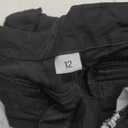 Women's Cargo Pants Quick Dry Casual Military Army Camo Combat Work Casual Pants with Pockets (12, Black)