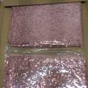 2 Packs Rose Pink Glitter Sequin Table Runners- 12"x72" for Birthday, Wedding, Pre-Wedding Party, Celebration, Festival Decoration