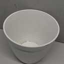 Root & Vessel Dolce Round Planter, White, 10"