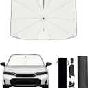Umbrella Sunshade for Honda Civic 2025 2024 2023 2022 Accessories, Foldable Windshield Cover Sun Shade Umbrella Sun Visor UV Block Windshield, Ice Nano (for for Honda Civic 2022-2025
