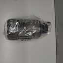 AQUAFIT 64 oz Water Bottle with Time Marker - Straw & Chug Lid - BPA Free Half Gallon Gym Water Bottle with Handle - Big Gallon Jug (Gray, 64 Ounces)