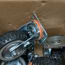 6 Inch Rubber Caster Wheels Heavy Duty Anti-Skid Swivel Casters 1653Lbs Silent Universal 360 Degree Rotation Ball Bearing Set of 4 (All Swivel,2 with Brake Lock, 2 Without)