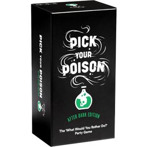 Pick Your Poison After Dark Party Game - The What Would You Rather Do? Adult Card Game for College Students, Halloween Party Game and Board Games Night with Your Friends
