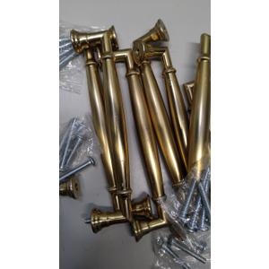 khtumeware 10 Pack 5 Inch(128mm) Champagne Bronze Cabinet Pulls Heavy Duty Solid Satin Brass Cabinet Handles Kitchen Cabinet Hardware for Cupboard Drawer Handles Dresser Pulls