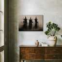 2 x Witch Wall Decor Poster Halloween Art Vintage Witchy Pictures Canvas Print Rustic Halloween Room Decorating 12x18inch Unframed (12L" x 18W", style-5-Unframed)