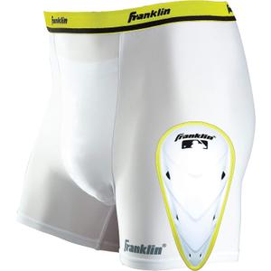 Franklin Sports Youth Compression Short With Cup- Large/ X-Large