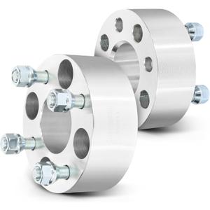 SCITOO 2X 2 inch 4x101.6 Wheel Spacers Adapters 4 Lug 4x101.6mm to 4x101.6mm 1/2" Studs 59mm Compatible with Ez Go EZGO Go-lf Carts Club Car Ez-Go (As Shown)