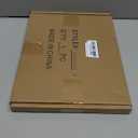 8.5x11 Picture Frame, Black Modern Thin Aluminum Metal Photo Frame with HD Glass, Fits 5x7 with Mat or 8.5 x 11 without Mat, for Tabletop and Wall Mounting, 1 Pack