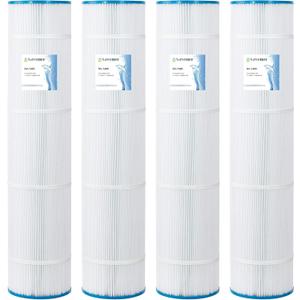 SV-7495 Swimming Pool and Spa Replacement Filter Cartridge Replaces for Unicel-7495 125Sq.ft Filbur FC-1296 PA126 Hayward SwimClear C5020,5000, CX1260RE 71253 4 Pack