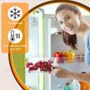 8 Pack Clear Acrylic Serving Tray with Dome Lid Rectangular Food Tray for Cake Dessert Buffet Serving Food Banquets Parties Restaurant Display,10.83 x 8.46 x 5.59 in