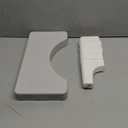 Squatting Potty for Adults, 6.7" Toilet Stool Squat Adult, Portable Poop Stool Adult for Bathroom, Toilet Foot Potty Stools for Pooping, Lightweight Banco para Bano for Travel, Non-Slip (1Pcs, Gray)