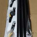 YaFex Curtain Rods 32-144 Inch, Heavy Duty 1 Inch Adjustable Curtain Rod for Windows, Black Extra Long Window Treatment Rods, Modern Design, Easy Installation