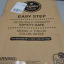 Regalo Safety 29-38.5" Baby Gate for Doorways & Bottom of Stairs, Pressure Mounted Baby Gate with Door for Babies, Toddlers & Pets, Tested & Safe for 30 Years, American Designed, American Owned, White