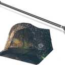 86.6" Hunting Blind Support Pole Adjustable Center Support, Black