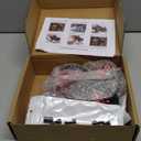 Z00M HB876E 2-PIN 4-Pistons E-Bike Electric Power-Off Hydraulic Brake Set, Pre-Bled with Mineral Oil Brakes Kit for eBike, Mountain Bike, Road Bike (Zoom 160mm-Red)