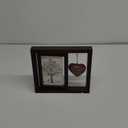 Vetbuosa Memorial Gifts for Loss of Son,Rotating Wooden Picture Frame, Sympathy Gift Keepsake, Healing Grief Gift for Loss of Son, Remembrance for Funerals, Memorial Ceremonies, Fits 4x6 In Photo