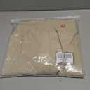 Men's Corduroy Shorts Casual Elastic Drawstring Lightweight Summer Beach Shorts with Pockets (X-Large, Khaki)