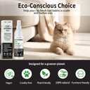 Cat Deterrent Spray - 100% Natural Cat Repellent Spray for Urine Marking & Scratching - Eco Friendly, Safe to Use Around Children and Pets, Safe for Use on Furniture and Fabric, Works Indoor & Outdoor