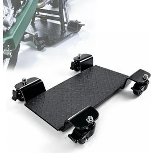 Motorcycle Center Stand Mover Dolly with Non-Slip Pad & Locking Casters