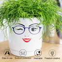 Face Stickers for Crafts, Make a Face Stickers, Fun Eyes Lips Mouth Eyebrows Nose Decals for Holiday Party Halloween Party Supplies, Flower Pots Decoration