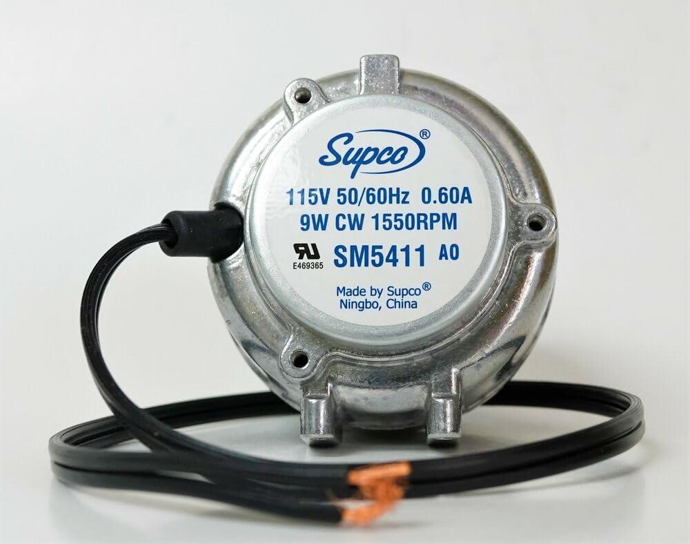 for Supco SM5411 Refrigerator Refrigeration Condenser Unit Bearing Motor 9 Watt CW 115 V