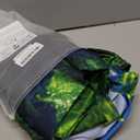 ZTHMOE Fabric 12x8ft Lake Natural Scenery Backdrop River Forest Tree Blue Sky Bokeh Background Picnic Camping Hiking Spring Outdoor Party Decorations Photoshoot Banner Props