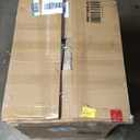 2PCS Patio Rattan Wicker Furniture Set Sofa Ottoman Coffee Table Cushioned Black, Model HW71908-22